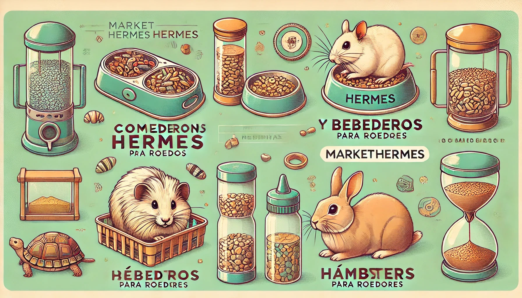 Comederos y bebederos roedores