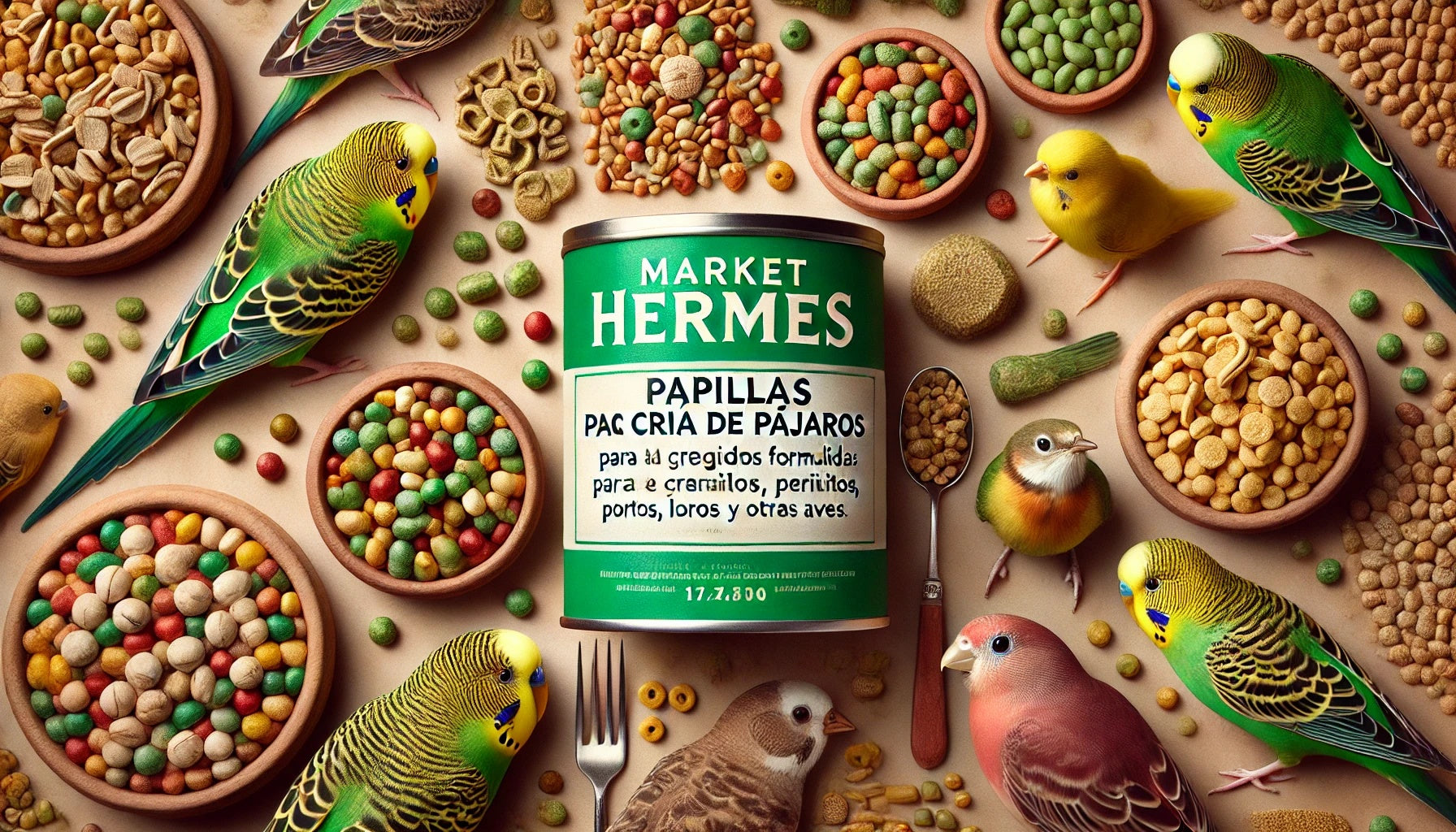 Papillas para cría