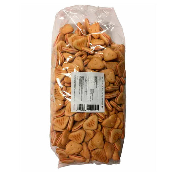 Bubimex Snack Galletas Rellenas en Forma de Corazón para Perros 2 kg