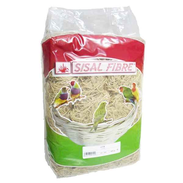 SiSal Fibre Juta – Hilo de Yute Natural para Nidos de Pájaros | 500 g y 1 kg