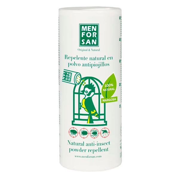 Menforsan Repelente Natural Anti-Insectos para Pájaros 250g – Con Extracto de Neem, Sin Efectos Tóxicos