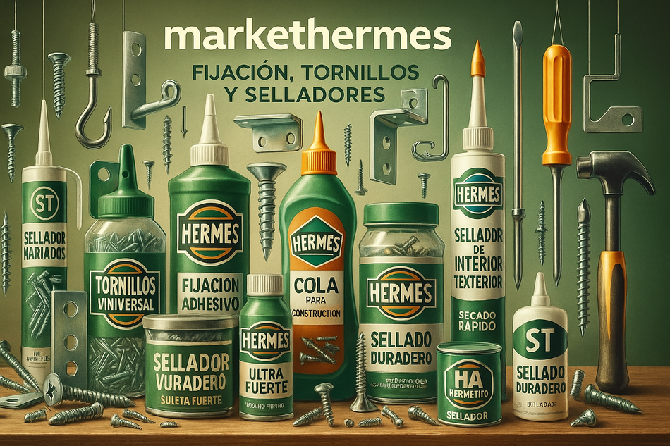Fijación, Tornillos y Selladores