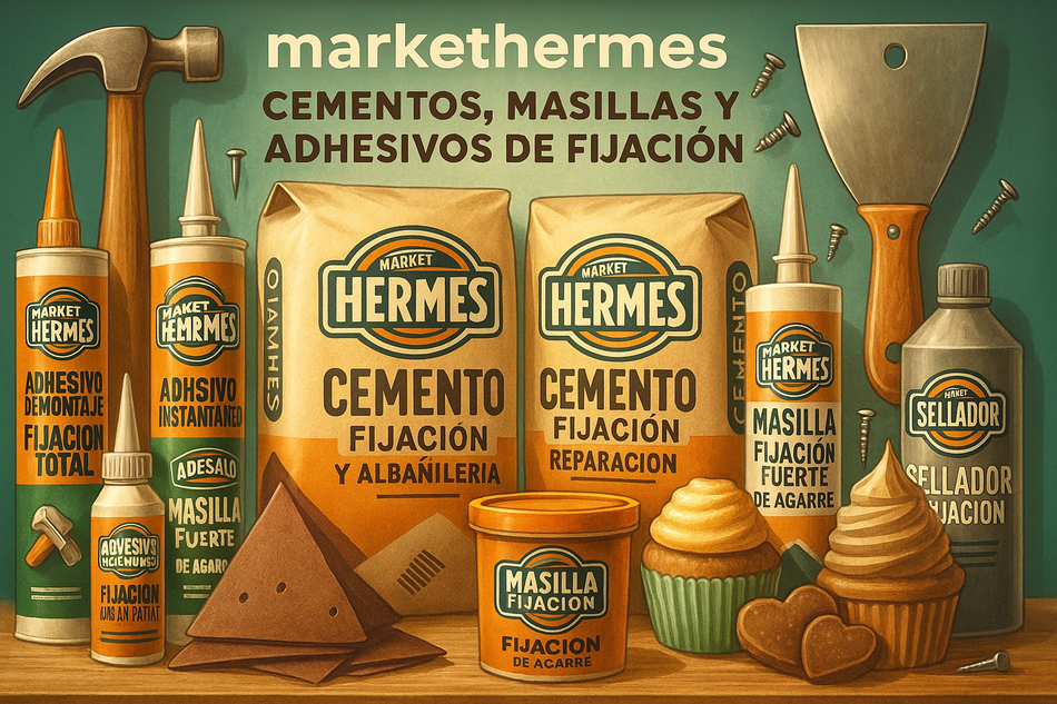 Cementos, Masillas y Adhesivos de Fijación