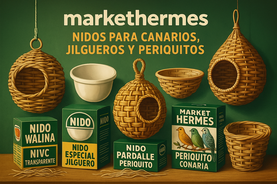 Nidos para Canarios, Jilgueros y Periquitos