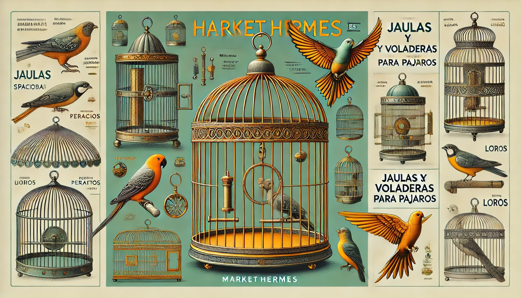 Jaulas y voladeras