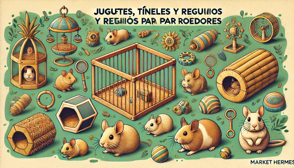 Juguetes, túneles y refugios