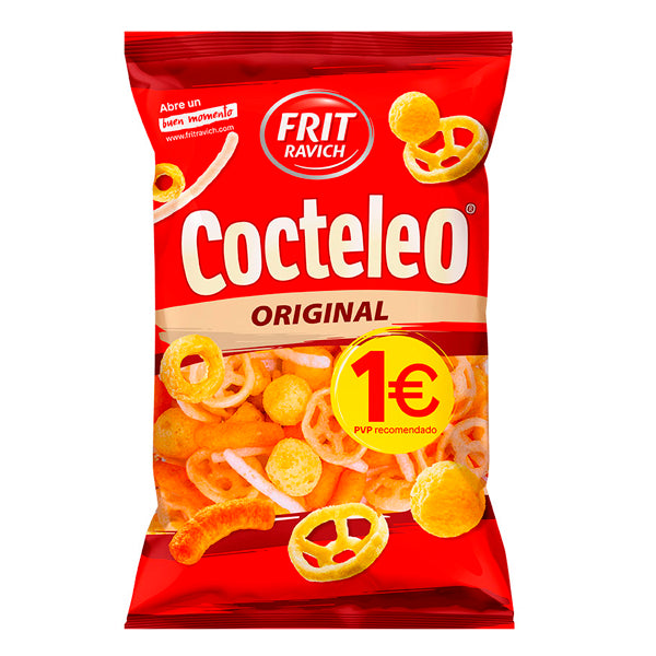 Frit Ravich Cocteleo Original – Snack de Aperitivo con Sabor a Queso – 60g, 100g, 325g