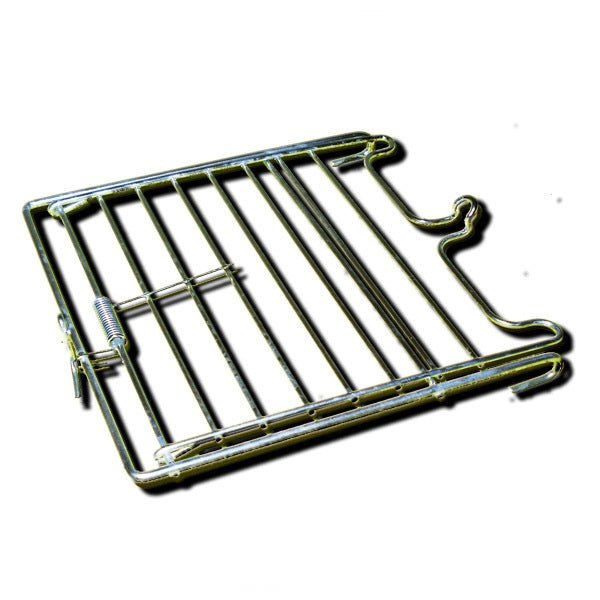 Lechuguera Metálica con Muelle para Jaulas – 10x10 cm – Alimentador para Verduras en Pájaros