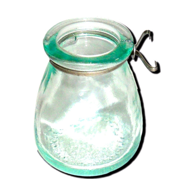 Bebedero de Cristal Olleta Transparente para Jaulas de Concurso