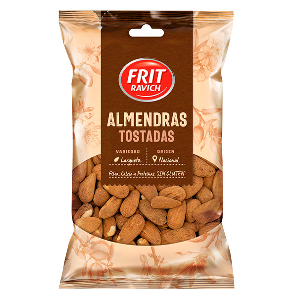 Frit Ravich Almendra Tostada con Sal – Snack Natural, Crujiente y Saludable – Formato 110g, 150g y 1kg