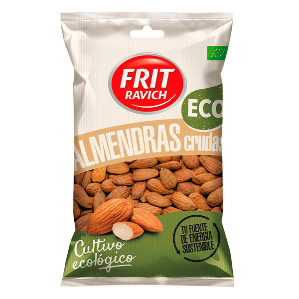 Frit Ravich Almendra Piel Cruda ECOFrit Ravich Almendra Cruda con Piel Ecológica – Snack Natural y Saludable – Formato 110g, 1kg y 25kg