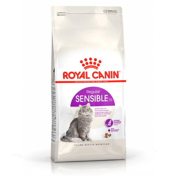 Royal Canin Sensible 33 – Alimentación para Gatos con Digestión Sensible