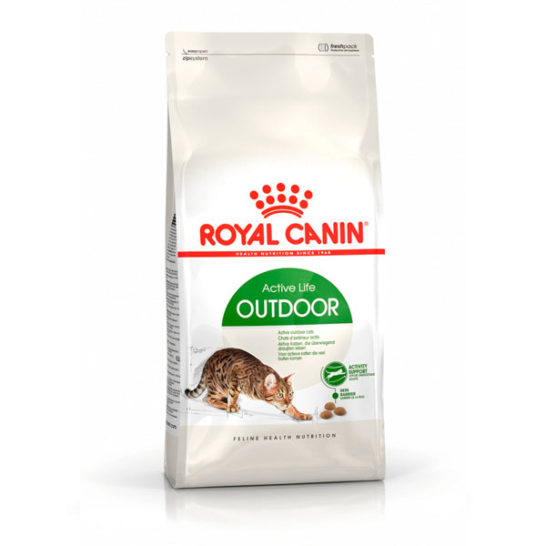 Royal Canin Outdoor 30 – Nutrición Completa para Gatos Activos de Exterior