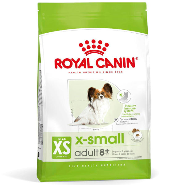 Royal Canin X-Small Adult 8+ – Pienso para Perros Mayores de Razas Muy Pequeñas