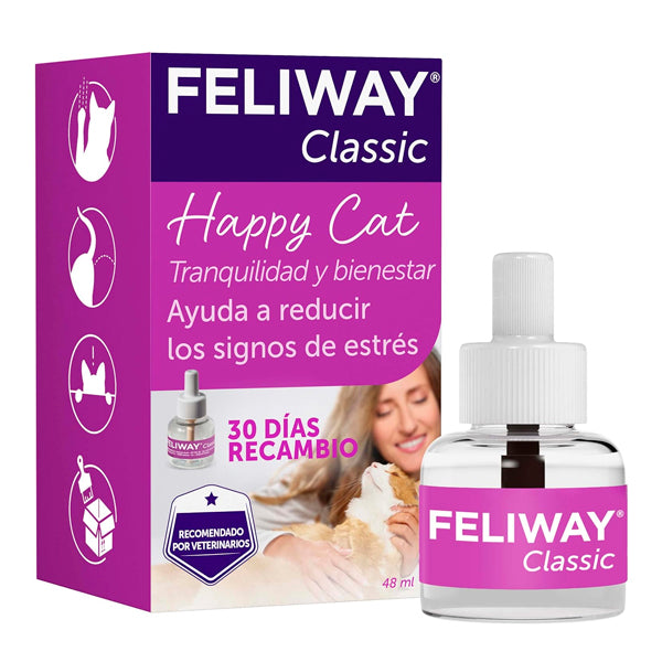 Recambio Feliway Classic 48 ml – Difusor Antiestrés para Gatos