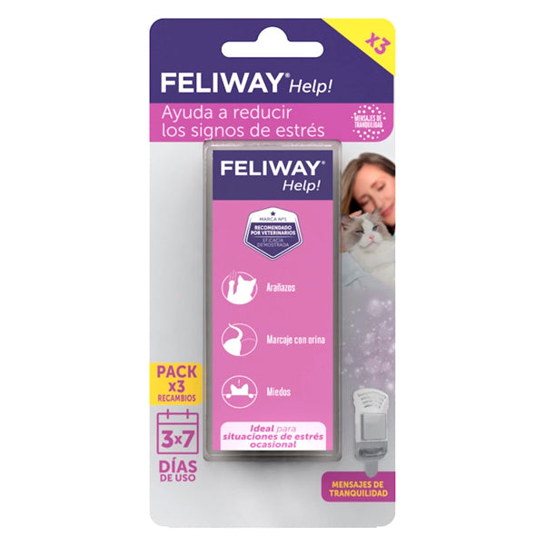 FELIWAY Help! Recambio – Feromonas Antiestrés para Gatos (30 días)
