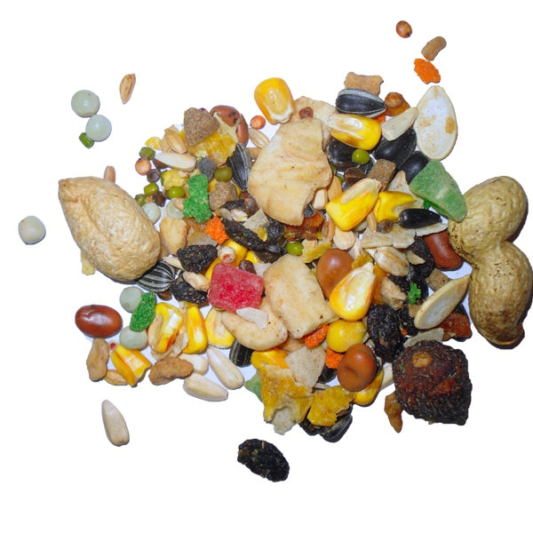 Mixtura Loro Extra con Frutas Deshidratadas – Alimento Premium para Loros | 1 Kg y Saco 20 Kg
