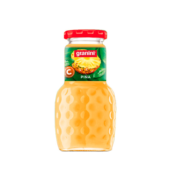 Granini Zumo de Piña – 1L Botella PET – 59% Jugo a Partir de Concentrado con Vitamina C – Sabor Tropical Refrescante