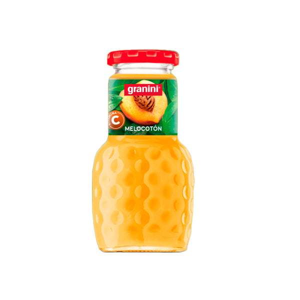 Granini Néctar de Melocotón – 45% Fruta, Sin Conservantes, Formatos 0,20L a 1L