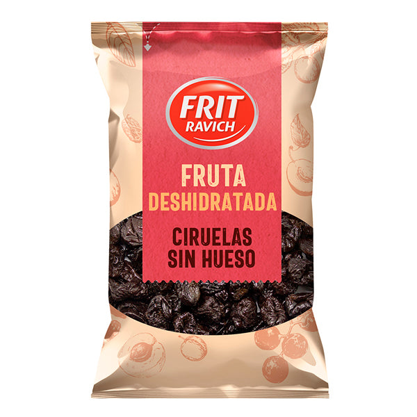 Frit Ravich Ciruela Sin Hueso – Snack Saludable y Natural – Fuente de Fibra y Antioxidantes – Tamaños 200g, 250g y 1kg