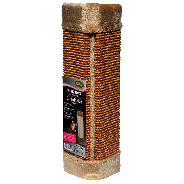 Rascador de Esquina para Gatos Bubimex – Ahorra Espacio – Estimula las Uñas – 51x24cm