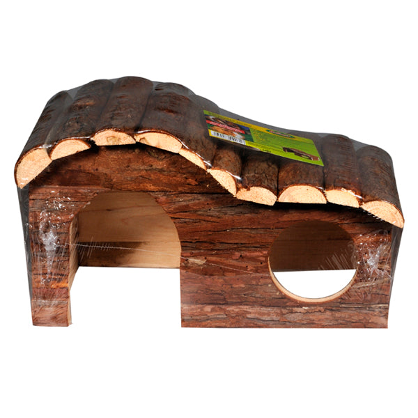 Bubimex Casa de Madera para Roedores – Modelo Mediano 31,5x19x19,5 cm