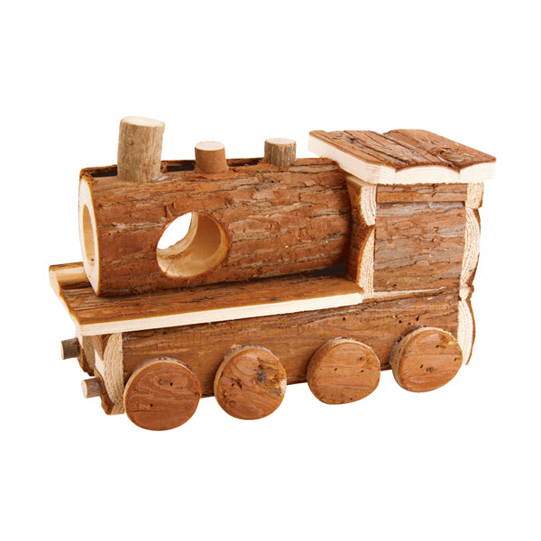 Bubimex Casa para Roedores Ferrocarril de Madera – 24x11x15 cm