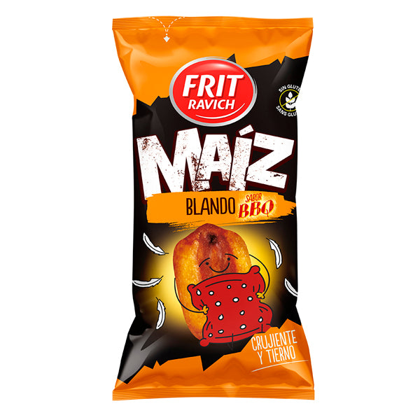 Frit Ravich Maíz Blando Barbacoa – Snack Ligero y Crujiente – 45g / 115g / 150g / 1kg
