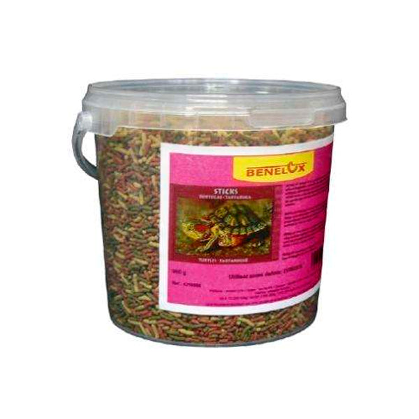 Benelux Sticks para Tortugas 900g – Alimento Completo con Vitaminas A, C y D3, Calcio y Fósforo – Fortalece Caparazón y Sistema Inmunológico