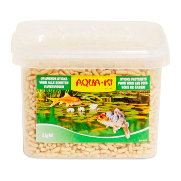 Aqua-ki Green Pond Sticks – Palitos Flotantes para Peces de Estanque – Alimento Completo Todo el Año, Alta Digestibilidad