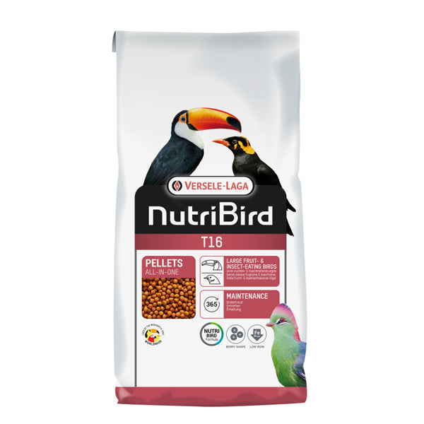 Versele-Laga NutriBird T16 10 kg – Alimento Premium para Tucanes y Aves Frugívoras