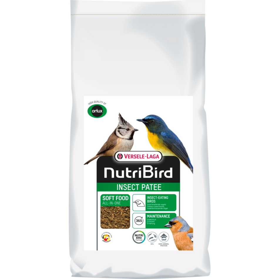 Versele Laga Insect Patee – Alimento Completo para Aves Insectívoras y Fringílidos – 25% Insectos Naturales
