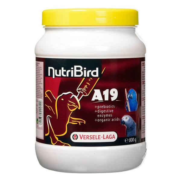 Papilla Nutribird A19 Versele-Laga 800g – Nutrición intensiva para crías de aves