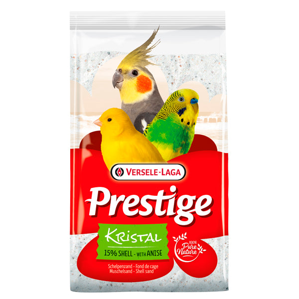 Versele-Laga Fondo Jaula Kristal – Arena Blanca con Anís para Pájaros