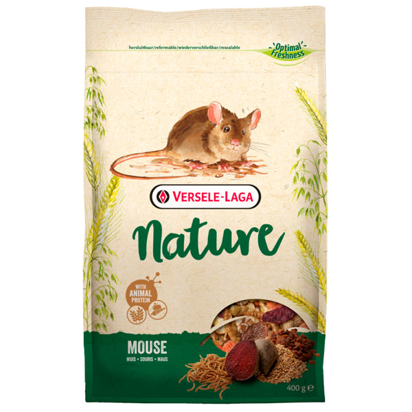 Versele-Laga Mouse Nature 400 g – Mezcla Completa para Ratones