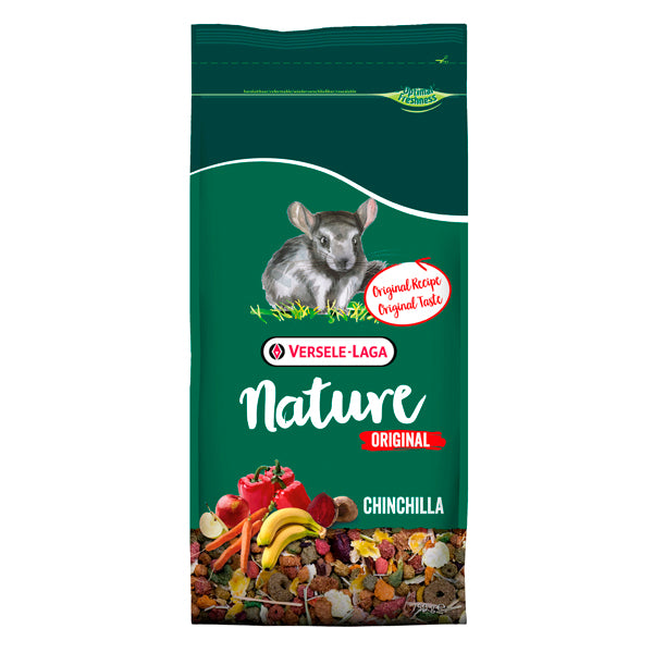 Versele-Laga Chinchilla Nature Original 750 g – Mezcla Variada y Rica en Fibra