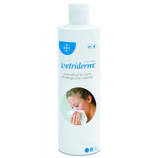 Vetriderm Loción Tópica Antialérgica 350 ml – Alivio de alergias cutáneas en perros y gatos