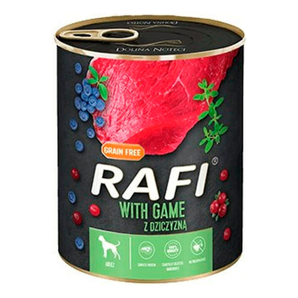 Rafi Paté Carne de Caza y Arándanos para Perros – Lata 800g