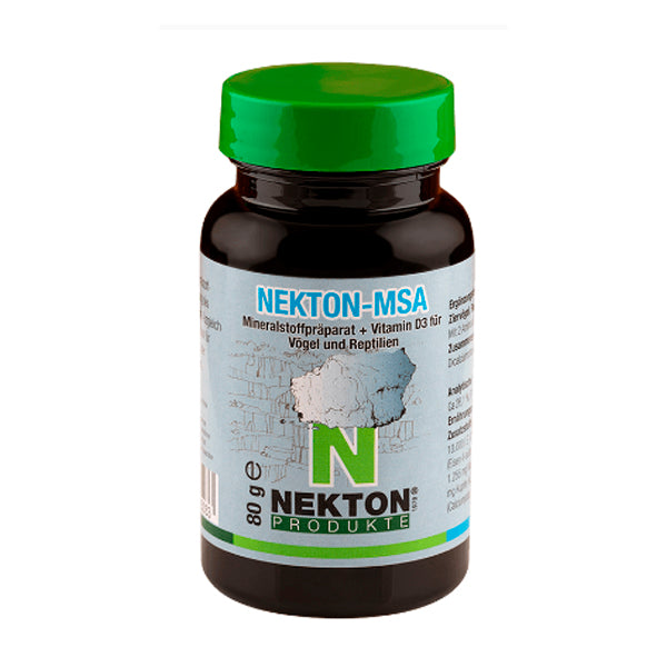 Nekton-MSA – Suplemento mineral para aves, reptiles y anfibios