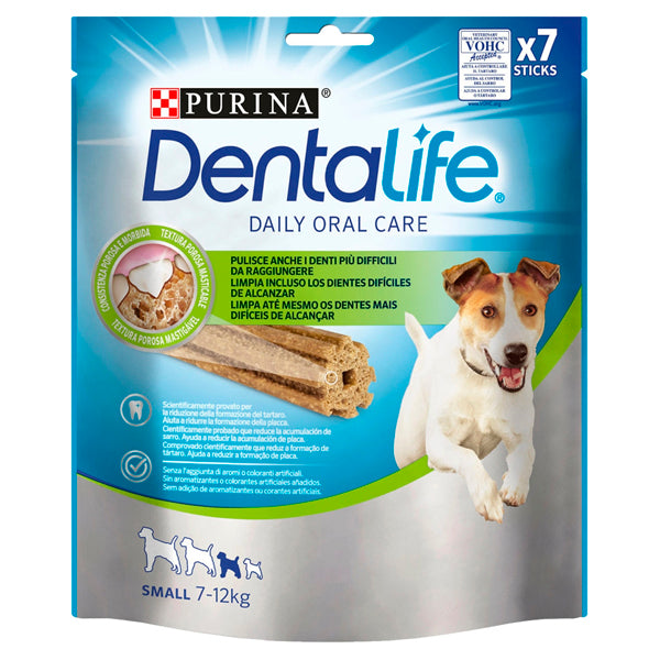 Purina Dentalife Small – Snacks Dentales para Perros Pequeños (≤12 kg) – Cuidado Oral Diario – 1 Stick al Día