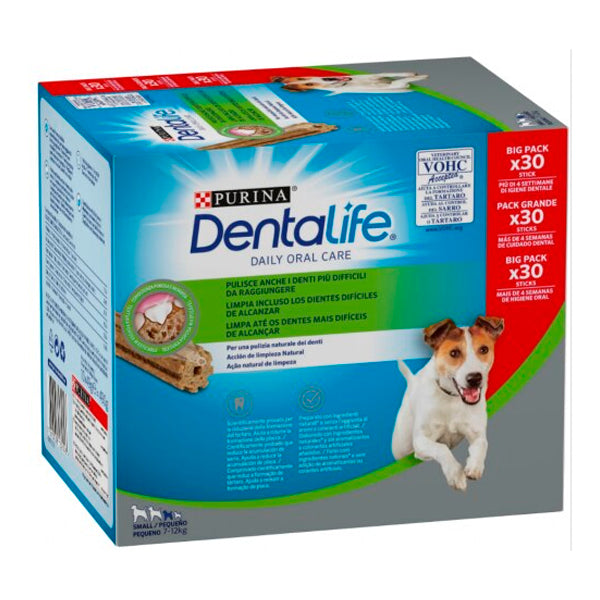 Purina Dentalife Small – Snacks Dentales para Perros Pequeños (≤12 kg) – Cuidado Oral Diario – 1 Stick al Día