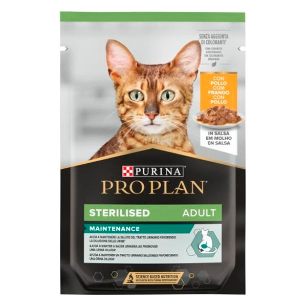 Purina Pro Plan Gato Esterilizado Maintenance Pollo en Salsa – 85g