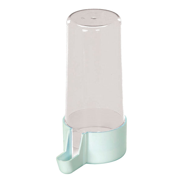 Bebedero Florencia 200 ml para Pájaros – Art. 34, Transparente, Ideal para Jaulas con Varias Aves