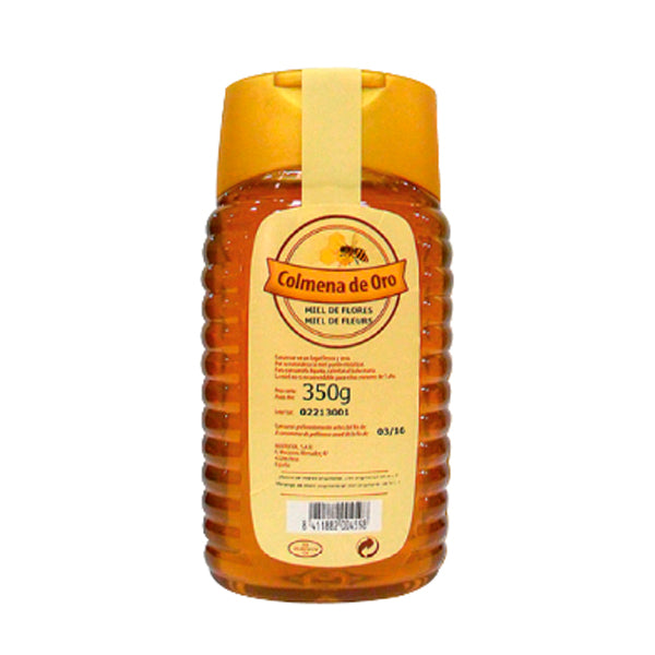 Colmena de Oro Miel de Flores 100% Natural – Sabor Artesanal, Envases de 350g a 3kg