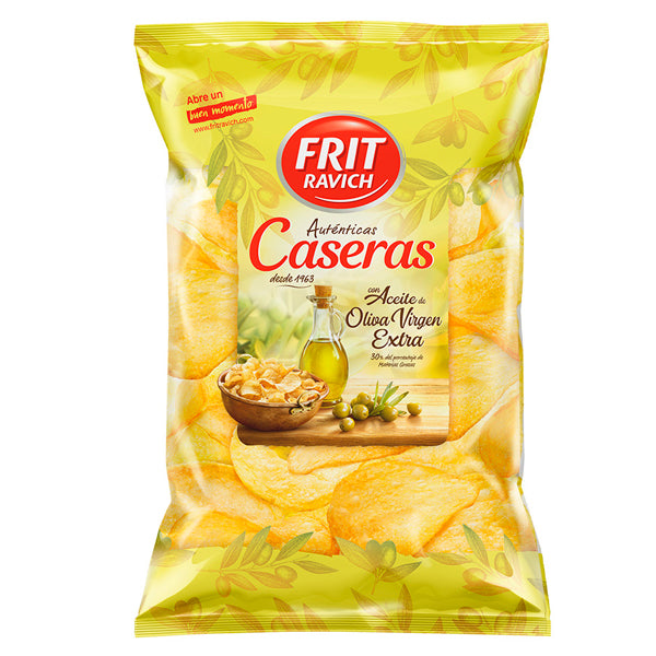 Frit Ravich Patatas Caseras – Con Aceite de Oliva Virgen Extra – Crujientes y Naturales