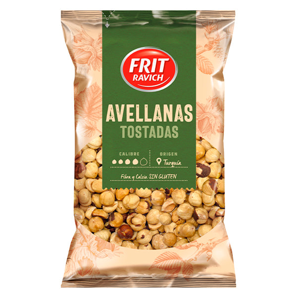 Frit Ravich Avellanas Tostadas Repeladas 150g – Snack Natural Rico en Energía, Fibra y Grasas Saludables