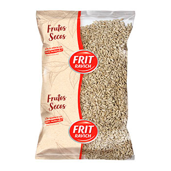 Frit Ravich Pipa Pelada Cruda 1 Kg – Semillas de Girasol Naturales, Sin Cáscara, Sin Sal
