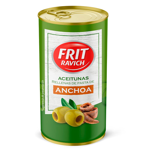 Frit Ravich Aceitunas Verdes Rellenas de Pasta de Anchoa – Sabor Intenso y Toque Gourmet