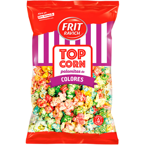 Frit Ravich Top Corn Palomitas de Colores – Snack Dulce, Crujiente y Divertido