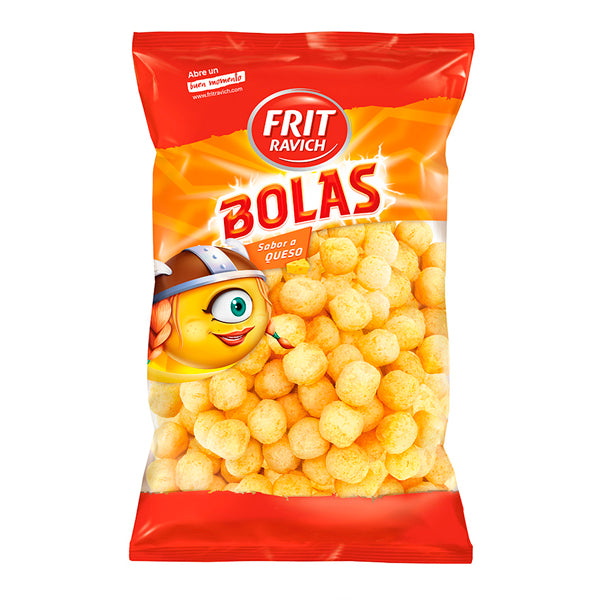 Frit Ravich Bolas de Queso Snack 100g – Aperitivo Crujiente con Sabor Intenso a Queso